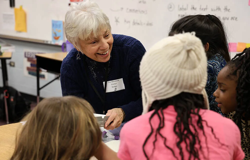 Closing Small Group Children in a closing small-group at a Crossroads Kids Club
