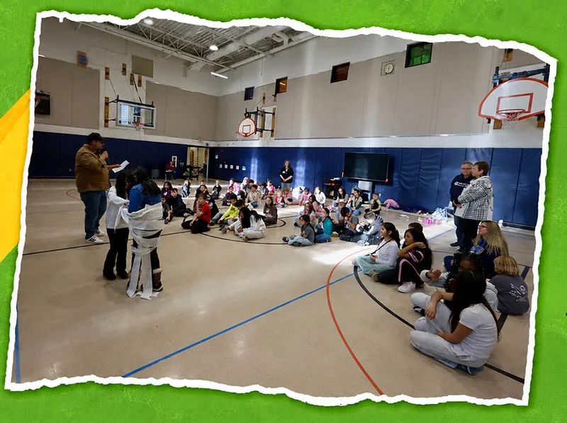 what-happens-at-kids-club-2 Children participate in an activity during Crossroads Kids Club.